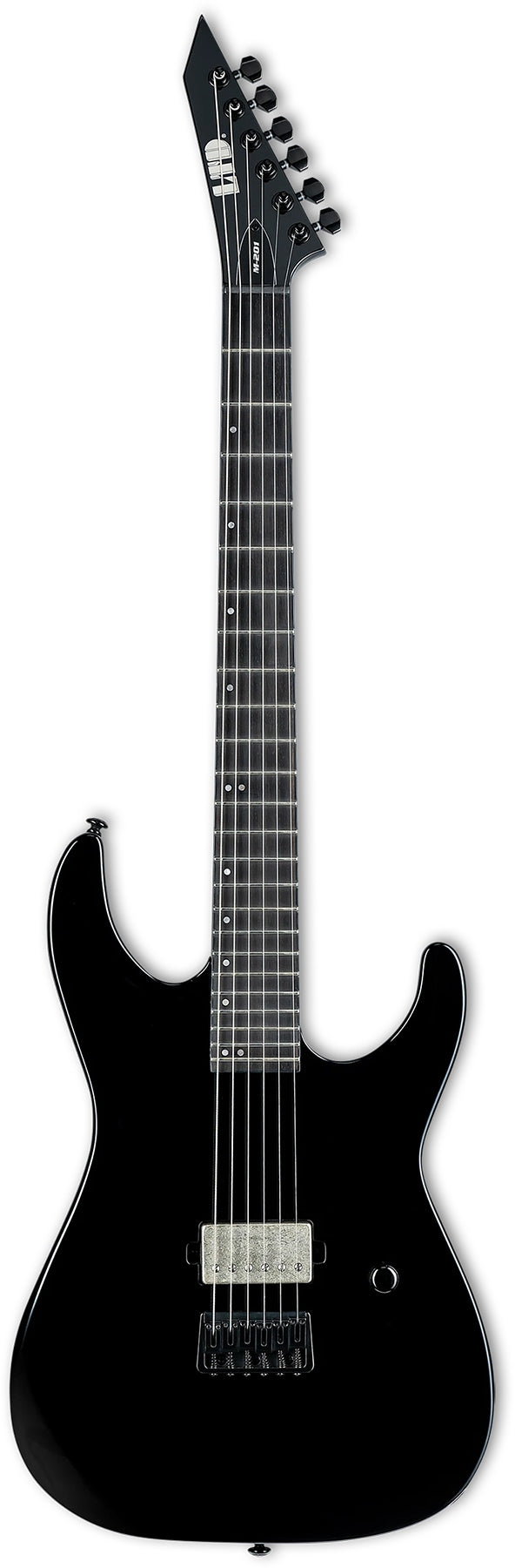 ESP LM201BHTBLK Baritone Electric Guitar (Black)