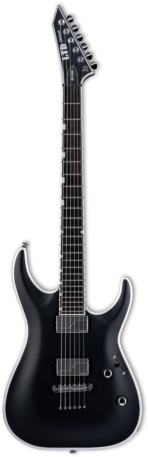 ESP LMH1000NTBBBLKS Electric Guitar (Black Satin)