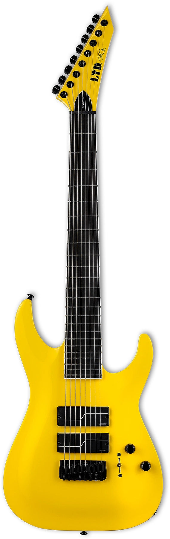 ESP LSC608BYELF1 Stephen Carpenter Signature 8 String Baritone Electric Guitar (Yellow)