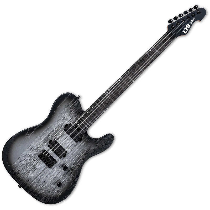 ESP LTE1000SBLAST Electric Guitar (Silver Blast)