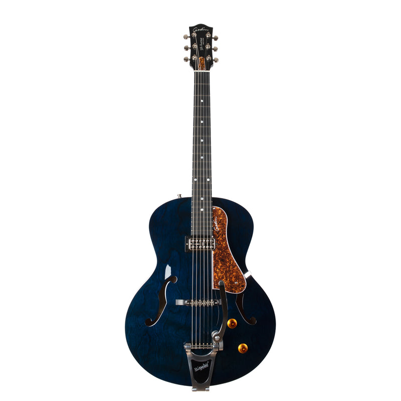 Godin Guitars 5TH AVENUE Guitare électrique semi-creuse (Nightclub Indigo Blue)