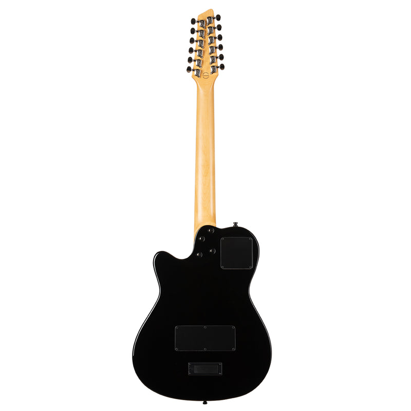 Godin Guitars A12 Acoustic/Electric Guitar (Black HG)