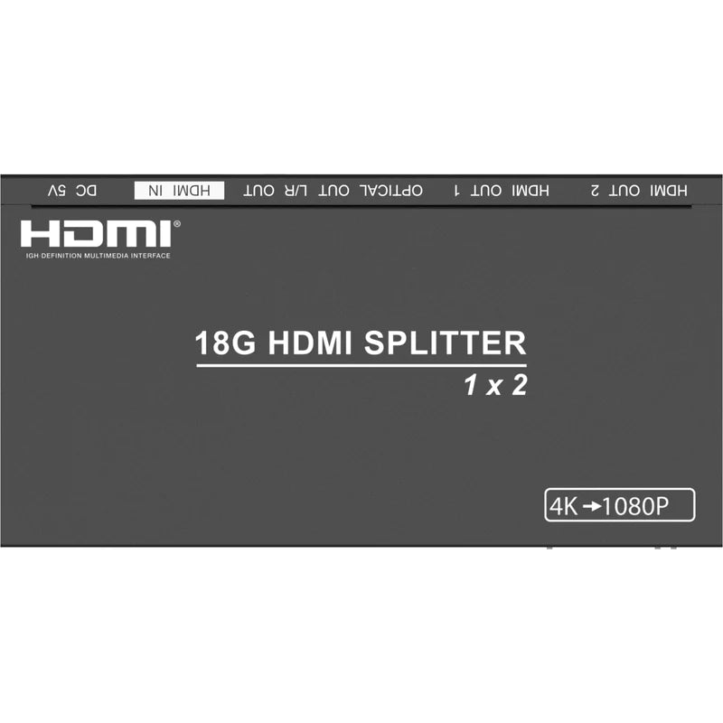 DVDO SPLITTER-12-SE 4K HDMI 1-2 Splitter with Scaler/Audio Extract