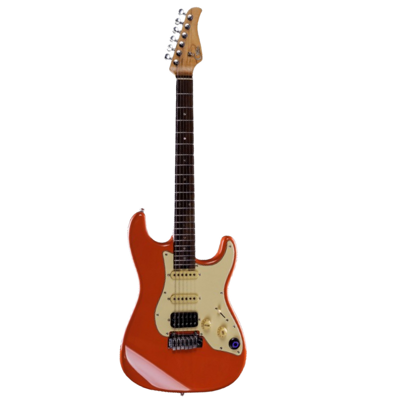 GTRS Guitars P800 Series Electric Guitar (Fiesta Red)
