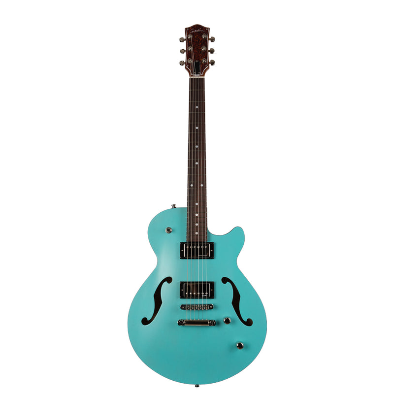 Godin Guitars MONTREAL PREMIERE HT Guitare électrique semi-creuse (Bleu Laguna)