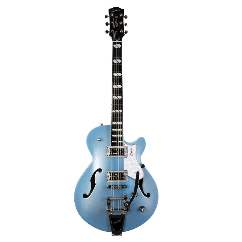 Godin Guitars MONTREAL PREMIERE LTD Guitare électrique semi-creuse (bleu impérial)