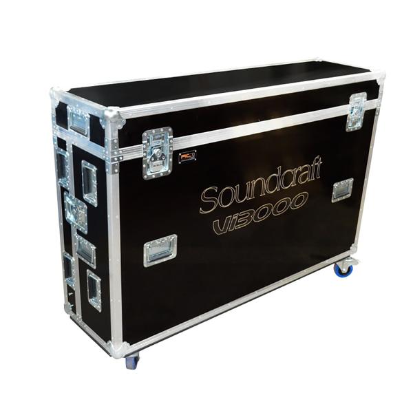 Soundcraft 5047552 Flightcase Deluxe avec support pour moniteur, plateau pour clavier et fixations pour rack