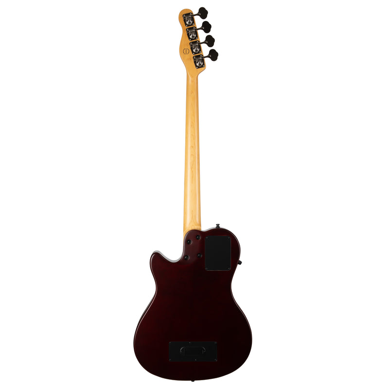 Godin Guitars A4 ULTRA Semi-Acoustic Fretless Electric Bass 4-String (Natural A/E)