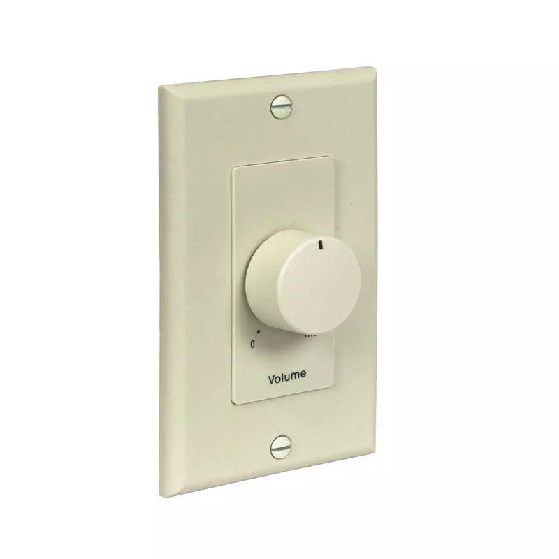 Lowell 50LVC-DA Mono Volume Control Wall Plate (Almond) - 50W