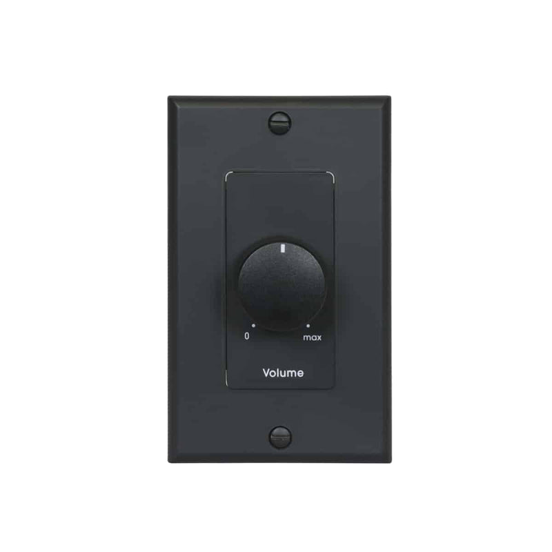 Lowell 50LVC-DB Mono Volume Control with 1-Gang Decorator Wall Plate (Black)