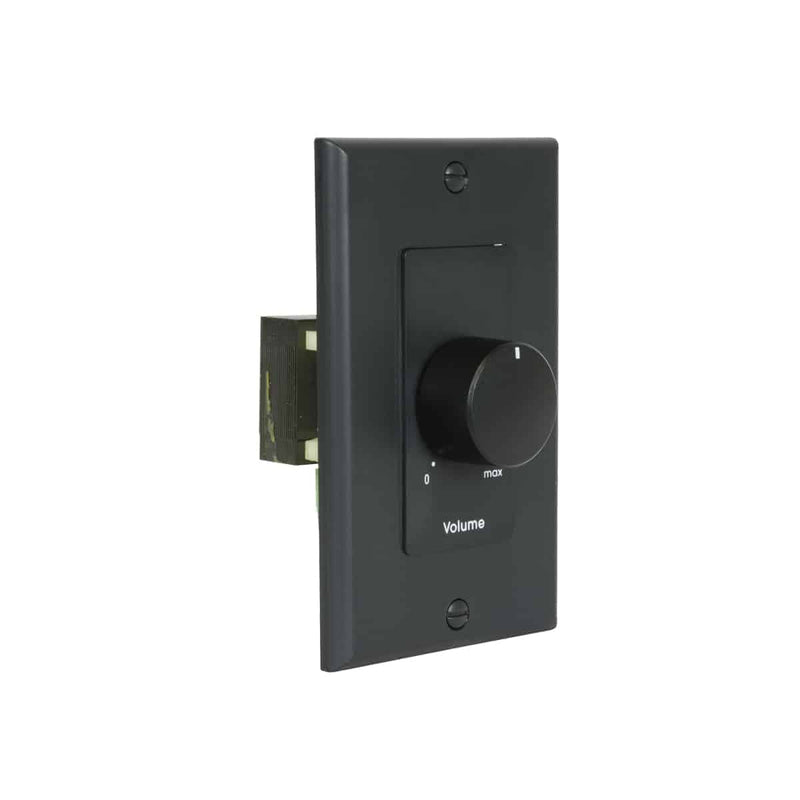 Lowell 50LVC-DB Mono Volume Control with 1-Gang Decorator Wall Plate (Black)