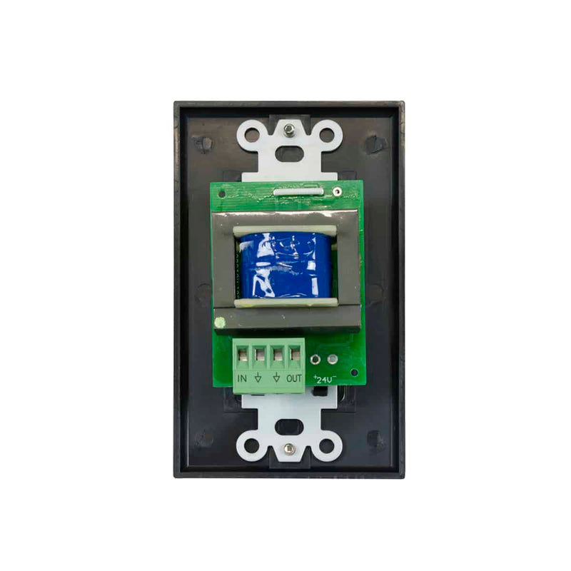 Lowell 50LVC-DB Mono Volume Control with 1-Gang Decorator Wall Plate (Black)