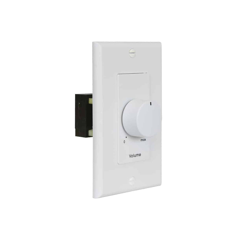 Lowell 50LVC-DW Mono Volume Control Wall Plate (White) - 50W