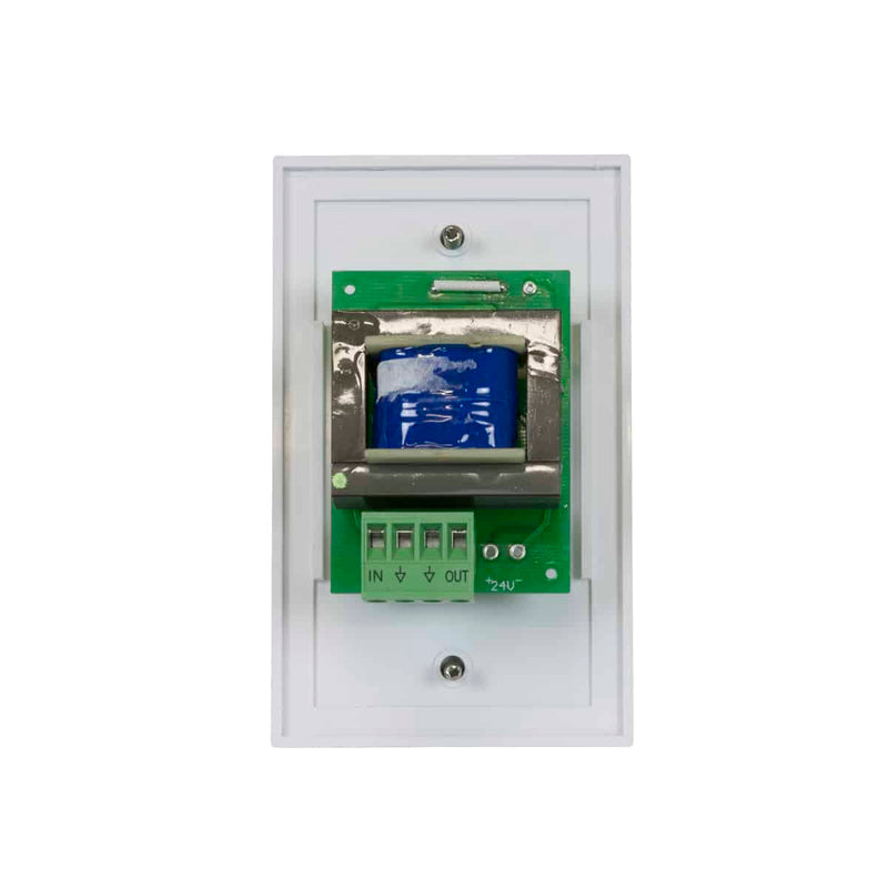 Lowell 50LVC-SW Mono Volume Control with 1-Gang Standard Wall Plate (White)