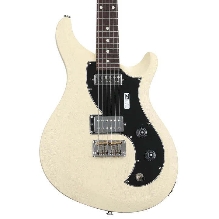 PRS S2 VELA SATIN Guitare électrique (Satiné blanc antique)