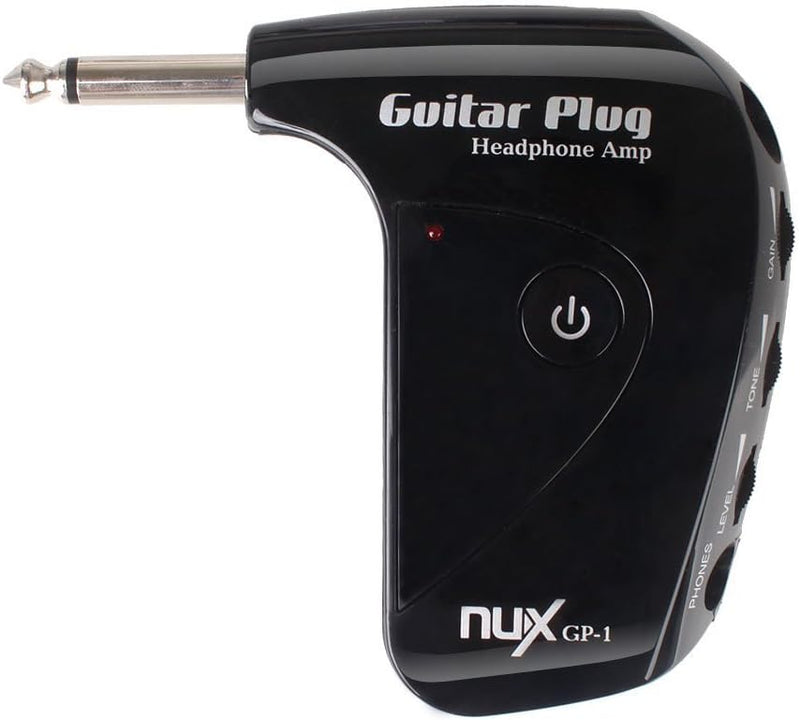 NuX GP-1 Electric Guitar Plug Mini Headphone Amp Built-in Distortion Effect Compact Portable