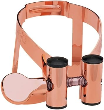 Vandoren LC59PGP M/O Ligature pour saxophone baryton avec capuchon en plastique (or rose)