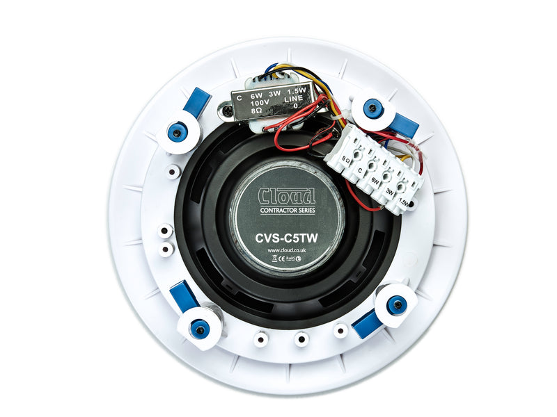 Cloud Electronics CVS-C5TW Ceiling Speaker (White) - 5"