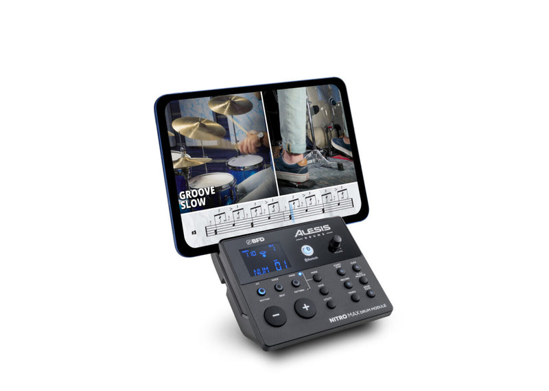Alesis NITRO MAX Kit électronique de huit pièces avec têtes maillées et Bluetooth