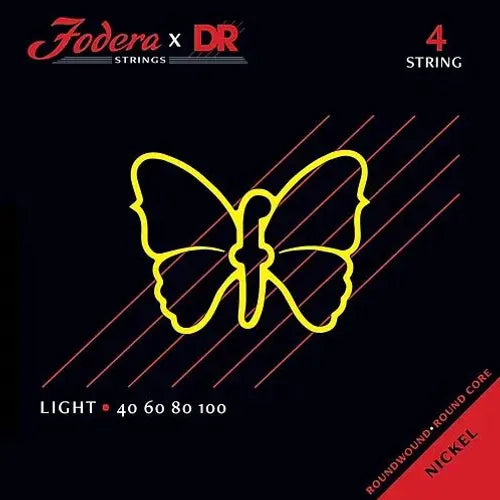 DR Handmade Strings FNI-40100 Electric Bass Strings Light - 40-100