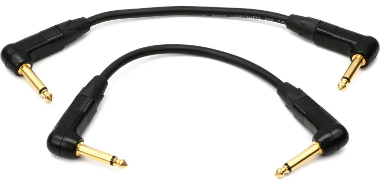 PRS Signature Right Angle to Right Angle Instrument Cable - 6 inch (2 Pack)