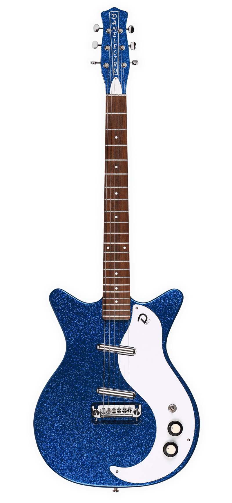 Danelectro 59M NOS+ Series Electric Guitar (Blue Metalflake)