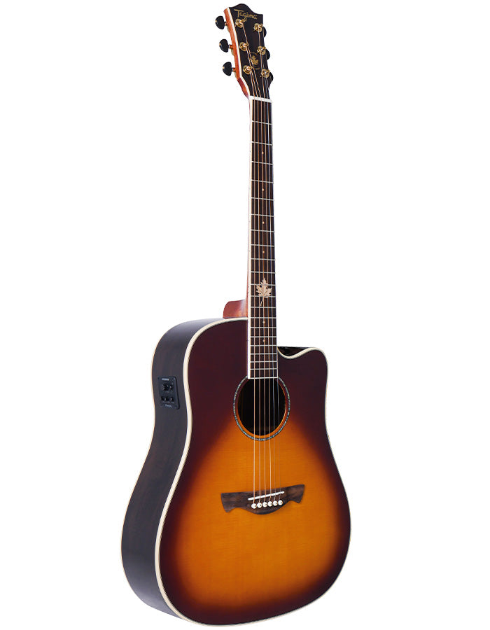 Tagima VANCOUVER Steel Dreadnought Cutaway Acoustic Guitar (Gloss Cherry Burst)
