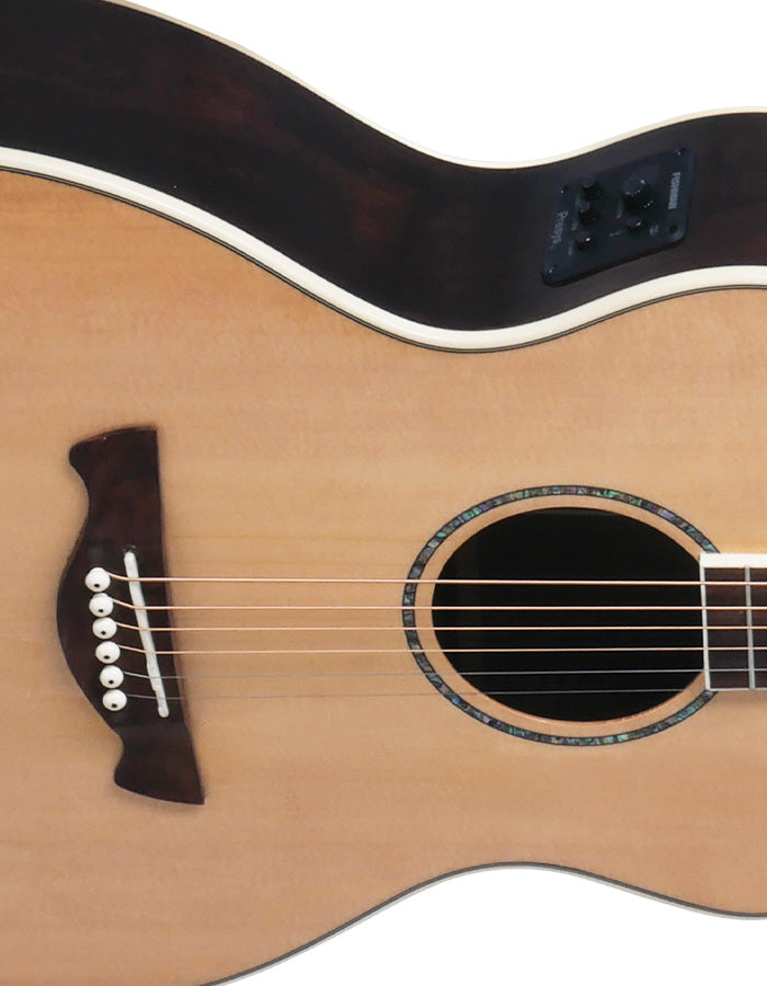 Tagima MONTREAL EQ Steel Medium Jumbo Cutaway Acoustic Guitar (Natural)