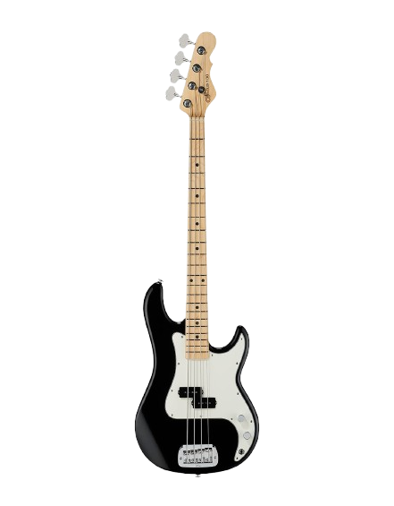 G&L FDLB100-JTB-MP Fullerton Deluxe LB100 Electric Bass Guitar (Jet Black)