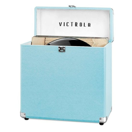 Victrola VSC-20-TRQ-CAN Record Storage Case (Turquoise)