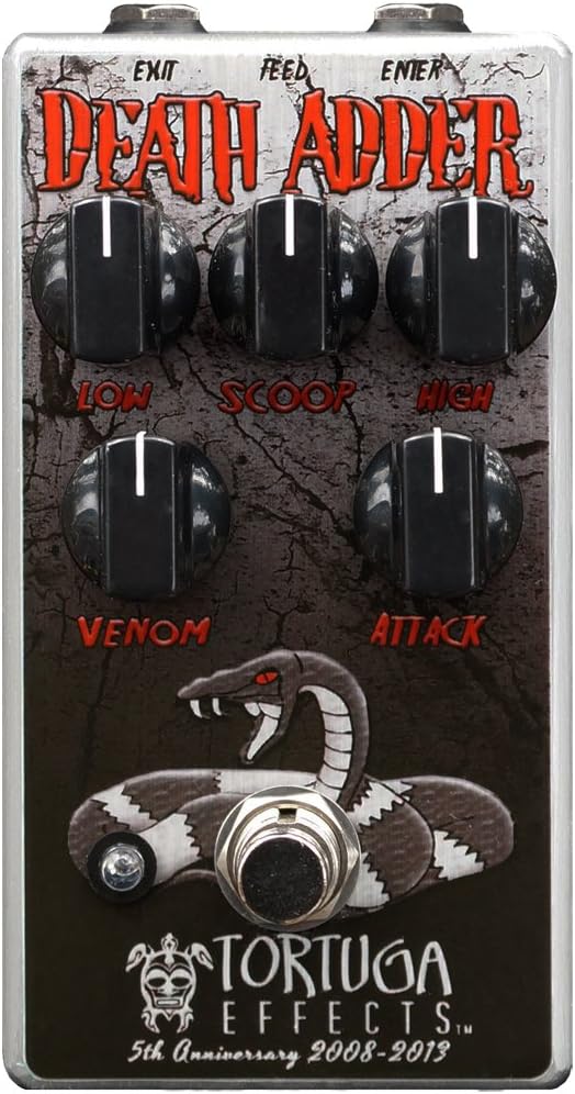 Tortuga Effects DEATH ADDER Metal-Stortion Pedal (USED)