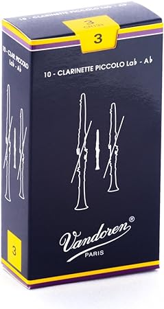 Vandoren CR133 Ab Clarinet Traditional Reeds Strength - 3 (Box of 10)