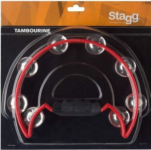 Stagg TAB-2 RD Tambourin Demi-Lune (Rouge)