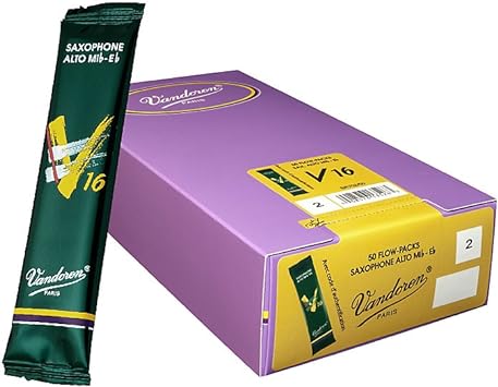 Vandoren SR702/50 V16 Alto Saxophone Reeds Strength - 2 (Box of 50)