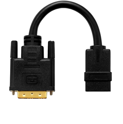 PureLink PI065 Adaptateur économiseur de port DVI mâle vers HDMI femelle avec technologie TotalWire