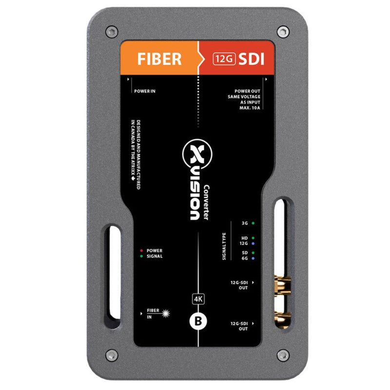 Theatrixx XVVFIBER2SDIT1-12GS2 xVision 4K Converter Fibre SingleMode opticalCON DUO to 12G-SDI