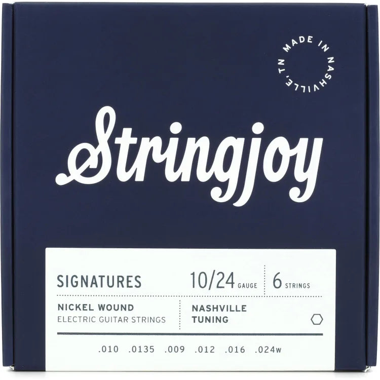 Stringjoy SJ-BAL10N Electric Guitar Strings Nashville Tuning - 10-24