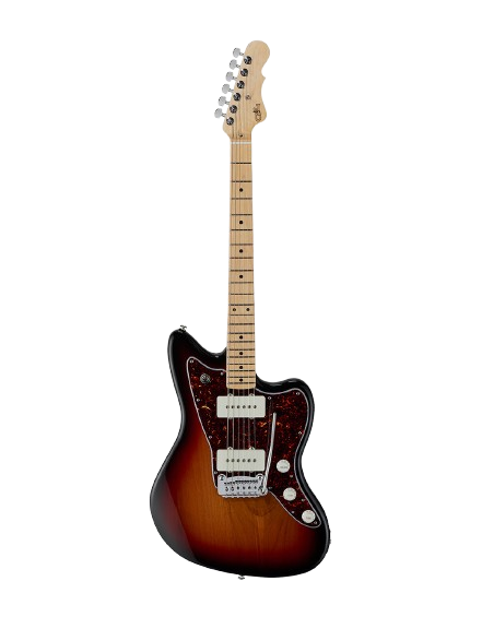 G&L FDDOH-3TS-MP Fullerton Deluxe Doheny Maple Fretboard Electric Guitar (3-Tone Sunburst)