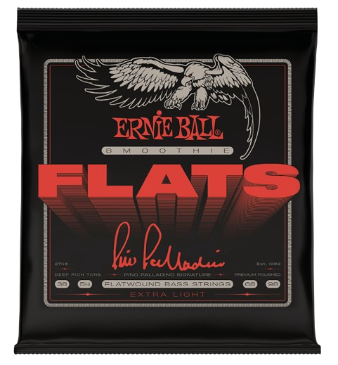 Ernie Ball 2748EB Pino Palladino Smoothie Flats Extra Light Bass Strings 38 - 98