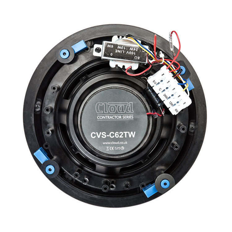 Cloud Electronics CVS-C62TB Ceiling Speaker (Black) - 6.5"