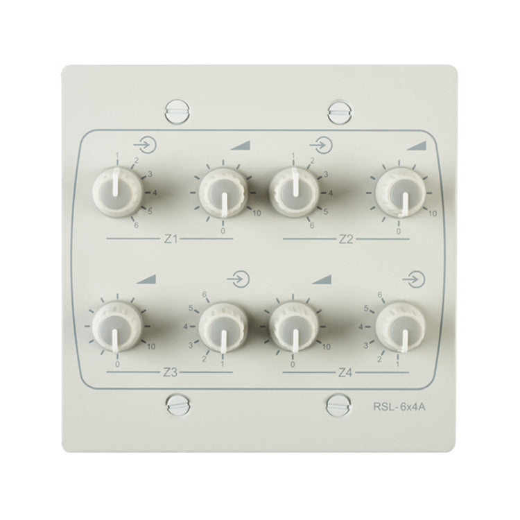 Cloud Electronics RSL-6X4AW Contrôleur de niveau de volume à distance (blanc)