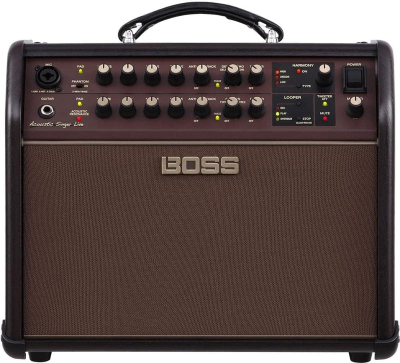 Boss ACS-LIVE 60W avec woofer de 6,5" et amplificateur acoustique combiné de tweeter de 1"