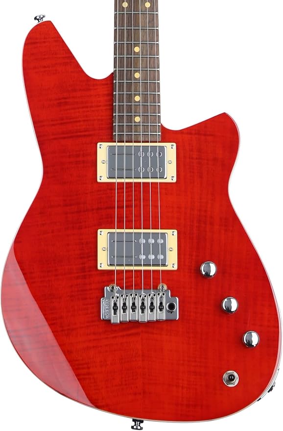 Reverend KINGBOLT RA FM Electric Guitar (Transparent Whine Red)