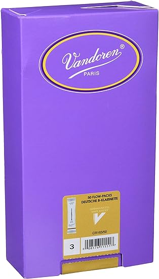 Vandoren CR163/50 White Master German Clarinet Reeds 3 Strength (Box of 50)