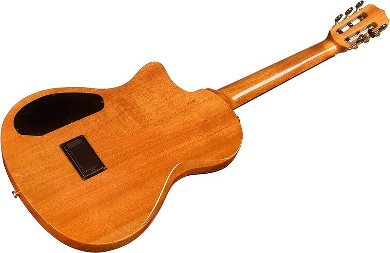 Cordoba STAGE GUITAR Guitare électro-acoustique en nylon à corps mince (Edge Burst)