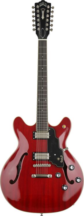 Guild Starfire VI Semi Hollow Body Guitar (Cherry Red)