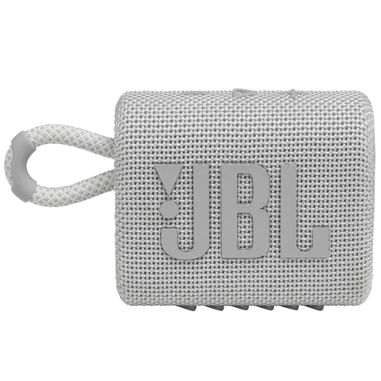 JBL GO 3 Portable Bluetooth Speaker - White