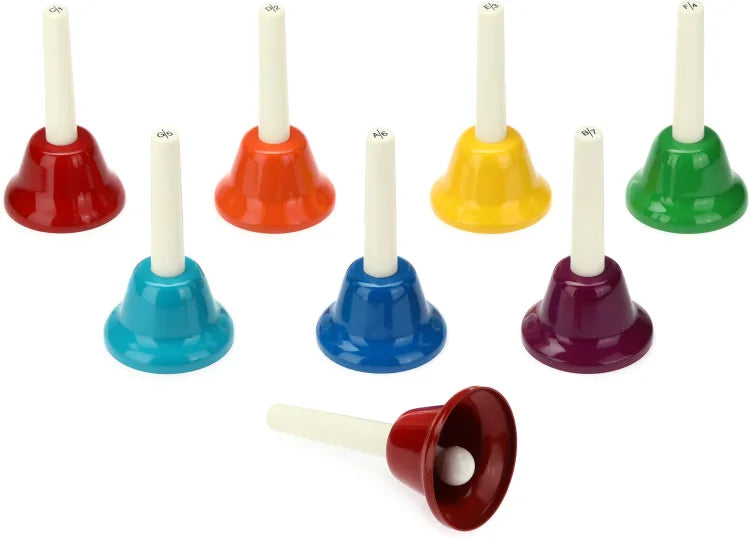 Rhythm Band RB108 KidsPlay 8-note Handbell Set