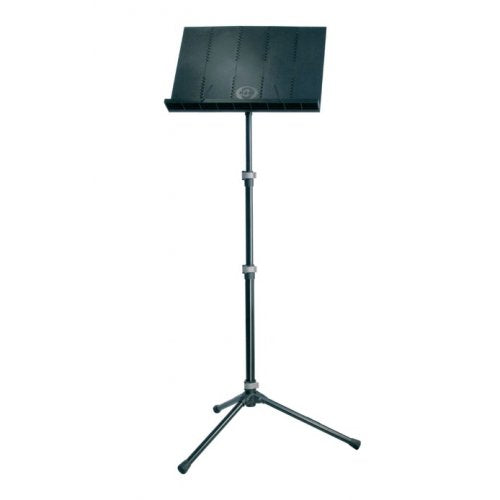 K&M 12125 Lightweight Orchestra Stand w/Folding Desk & Carry Bag