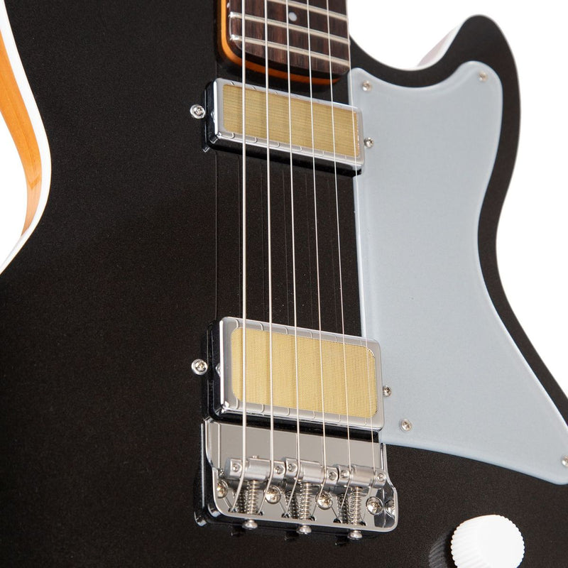 Guitare électrique semi-creuse Harmony JUPITER THINLINE (noir sidéral)